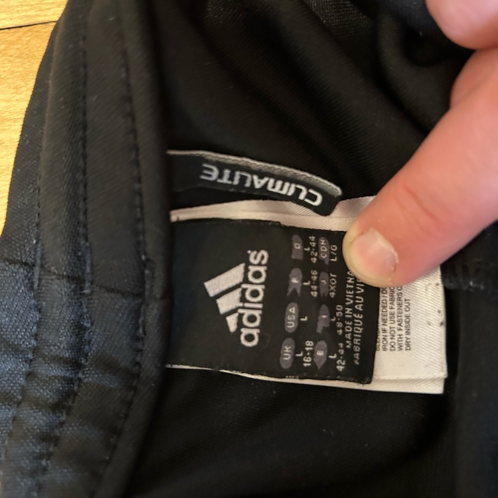 Adidas Black Track Pants - Picture 3 of 3